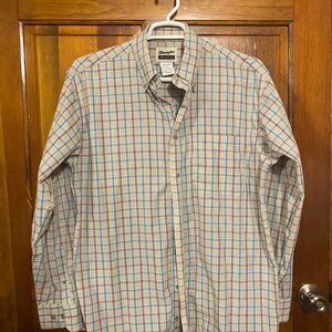 Wrangler Men's Multicolor Plaid Button Down Shirt